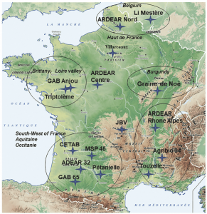 Restoring cultivated agrobiodiversity: The political ecology of knowledge networks between local peasant seed groups in France-Figure publi SENAC